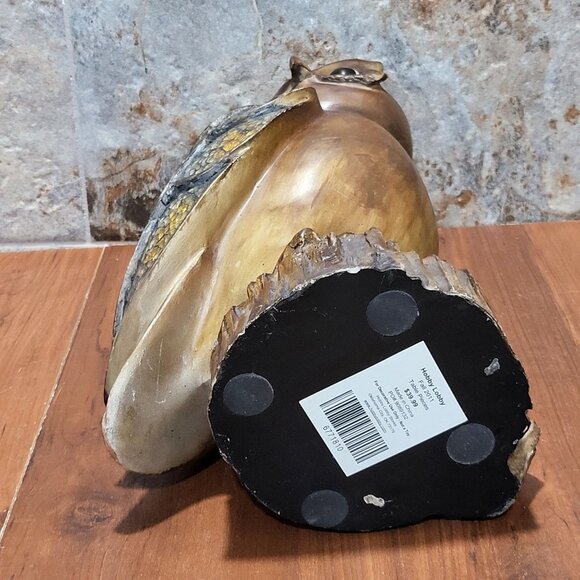 Large Ceramic Owl Figurine Home Decor 12 Inches - Picture 5 of 13